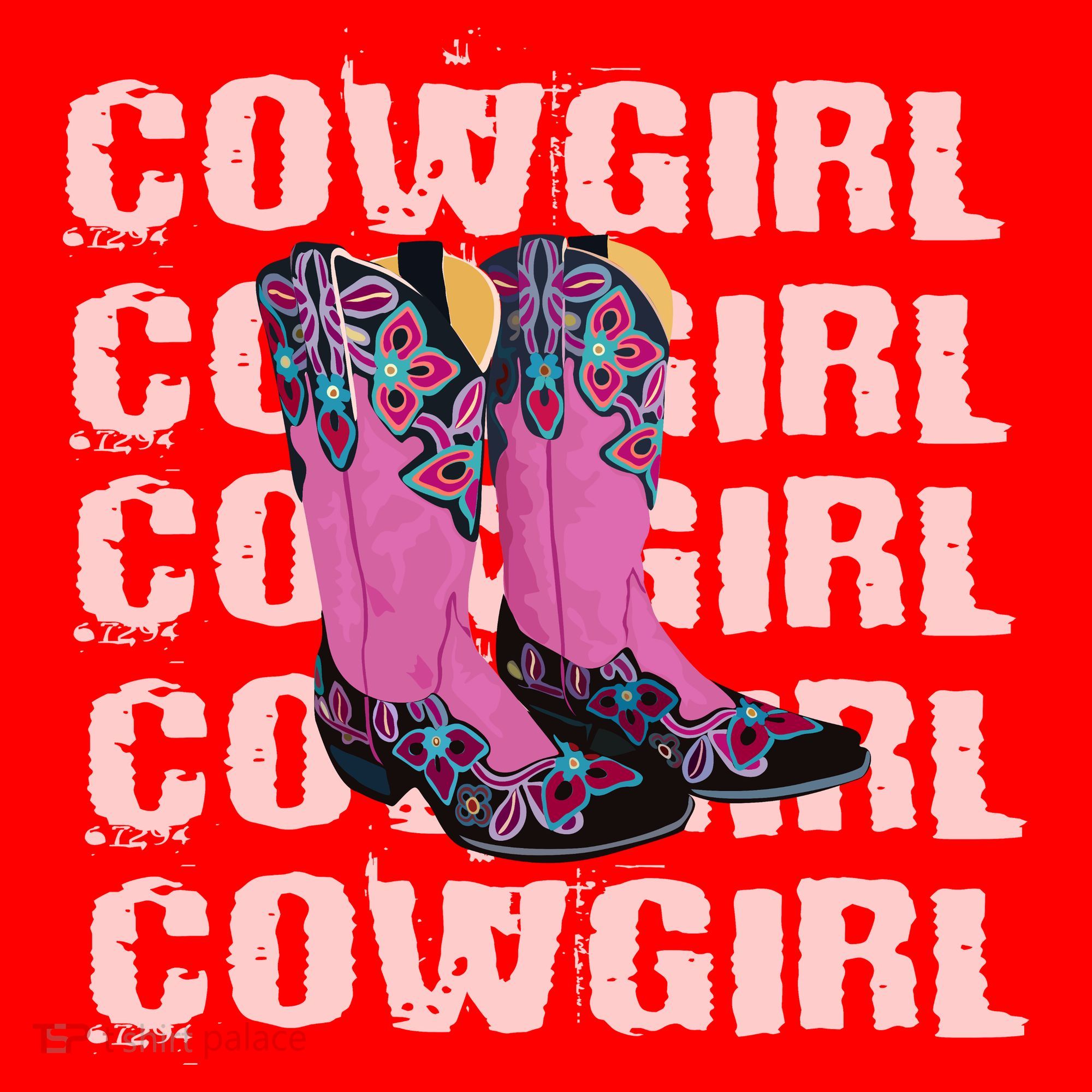 Cowgirl Boots Santa Hat