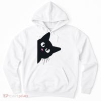 Cute Black Cat Halloween Costume Kitten Adult Hoodie thumb 0