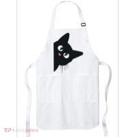 Cute Black Cat Halloween Costume Kitten Adult Apron thumb 0