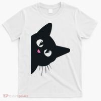 Cute Black Cat Halloween Costume Kitten Adult T-Shirt thumb 0