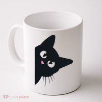Cute Black Cat Halloween Costume Kitten Adult Coffee Mug thumb 0
