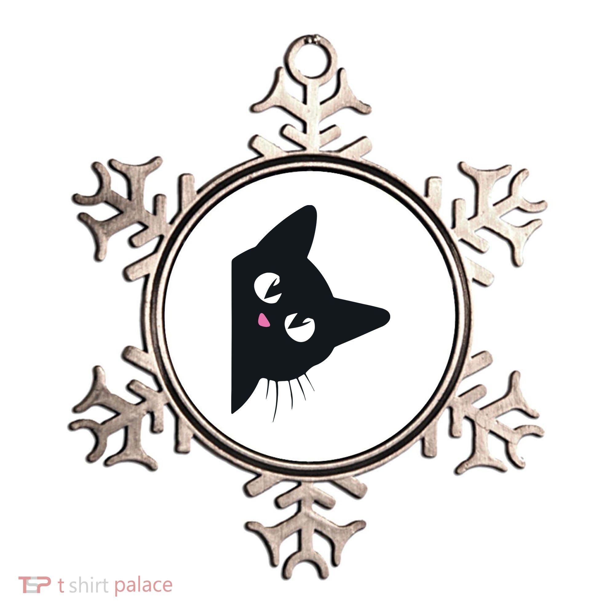 Cute Black Cat Halloween Costume Kitten Adult Ornament
