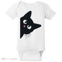 Cute Black Cat Halloween Costume Kitten Adult Baby Bodysuit thumb 0