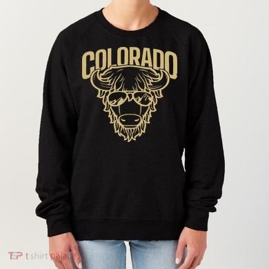 Cool Buffalo Colorado Boulder Game Day Women's Sweatshirt