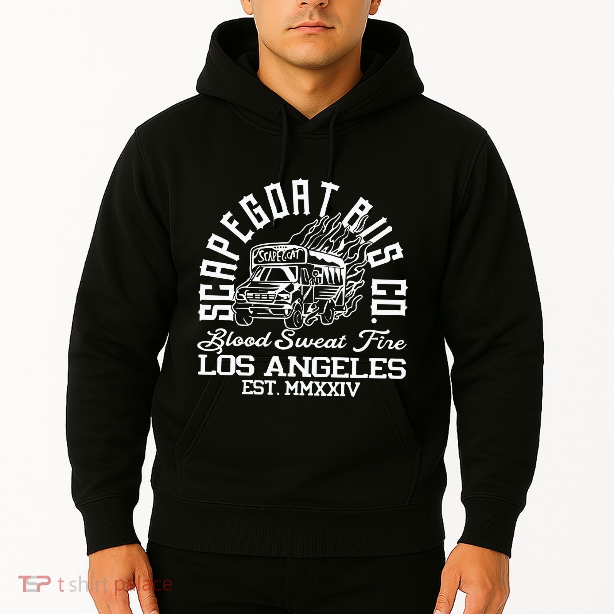 Capegoat Bus Co. Ringer Hoodie