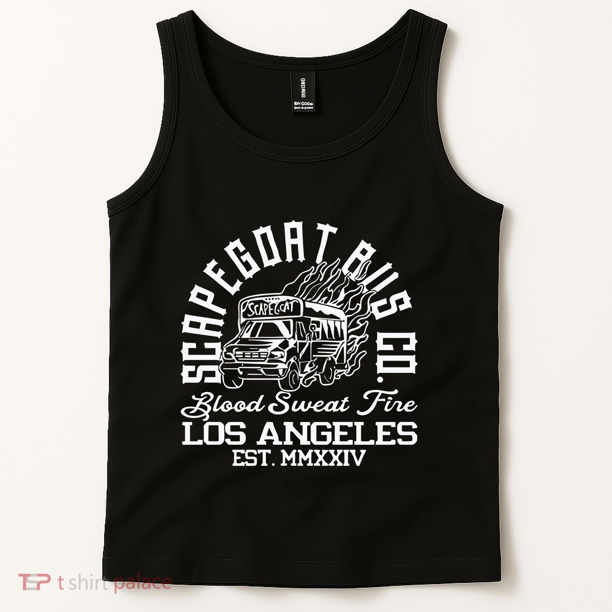Capegoat Bus Co. Ringer Tank Top