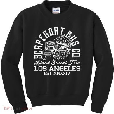 Capegoat Bus Co. Ringer Kids Sweatshirt