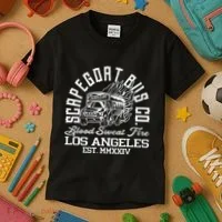 Capegoat Bus Co. Ringer Kids T-Shirt thumb 3