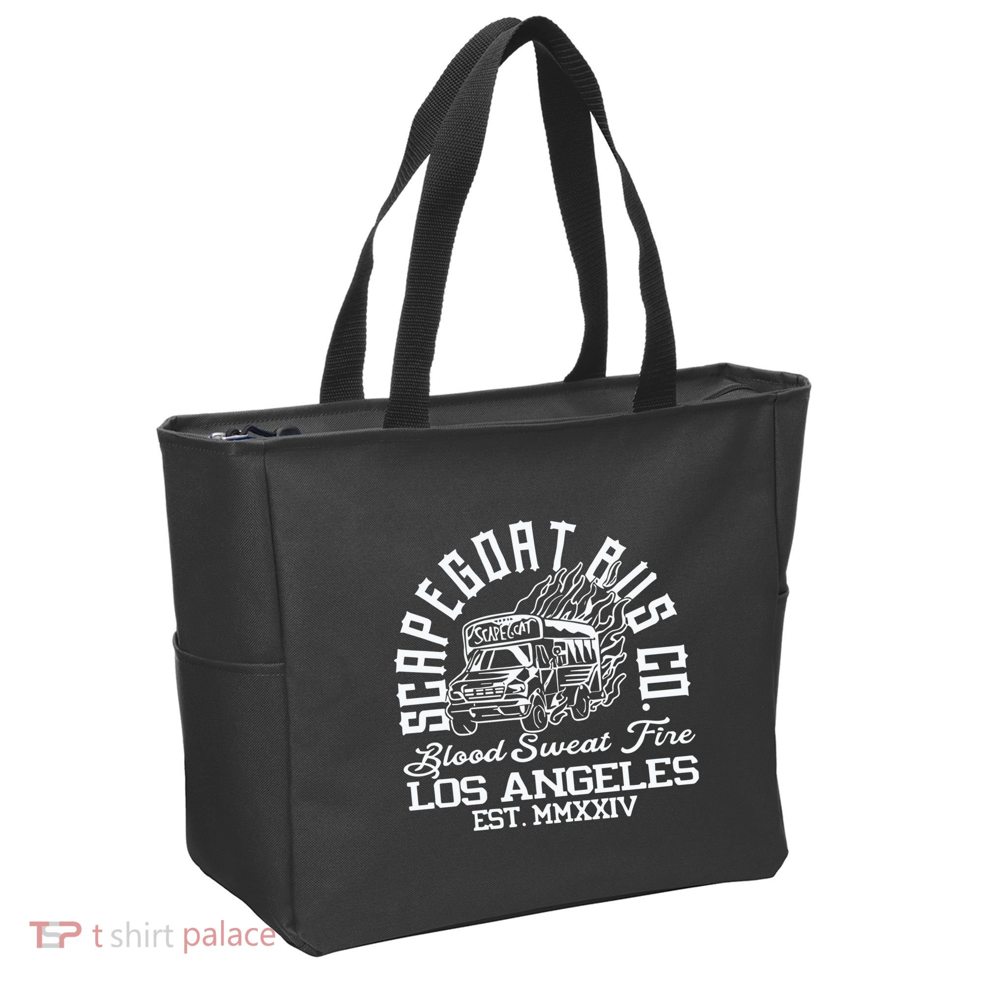 Capegoat Bus Co. Ringer Tote Bag