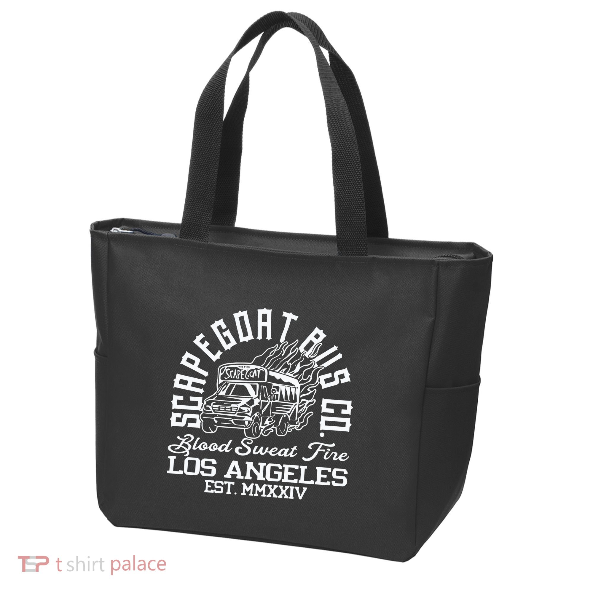 Capegoat Bus Co. Ringer Tote Bag