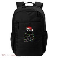 Christmas Black Cat It's Fine I'm Fine Everything Is Fine Backpack thumb 0