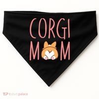 Corgi Butt Corgi Mom Dog Mom Funny Cute Pembroke Welsh Gift USA-Made Doggie Bandana thumb 0