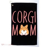 Corgi Butt Corgi Mom Dog Mom Funny Cute Pembroke Welsh Gift Golf Towel thumb 0