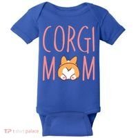 Corgi Butt Corgi Mom Dog Mom Funny Cute Pembroke Welsh Gift Baby Bodysuit thumb 0