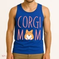 Corgi Butt Corgi Mom Dog Mom Funny Cute Pembroke Welsh Gift Tank Top thumb 3