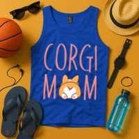 Corgi Butt Corgi Mom Dog Mom Funny Cute Pembroke Welsh Gift Tank Top thumb 4