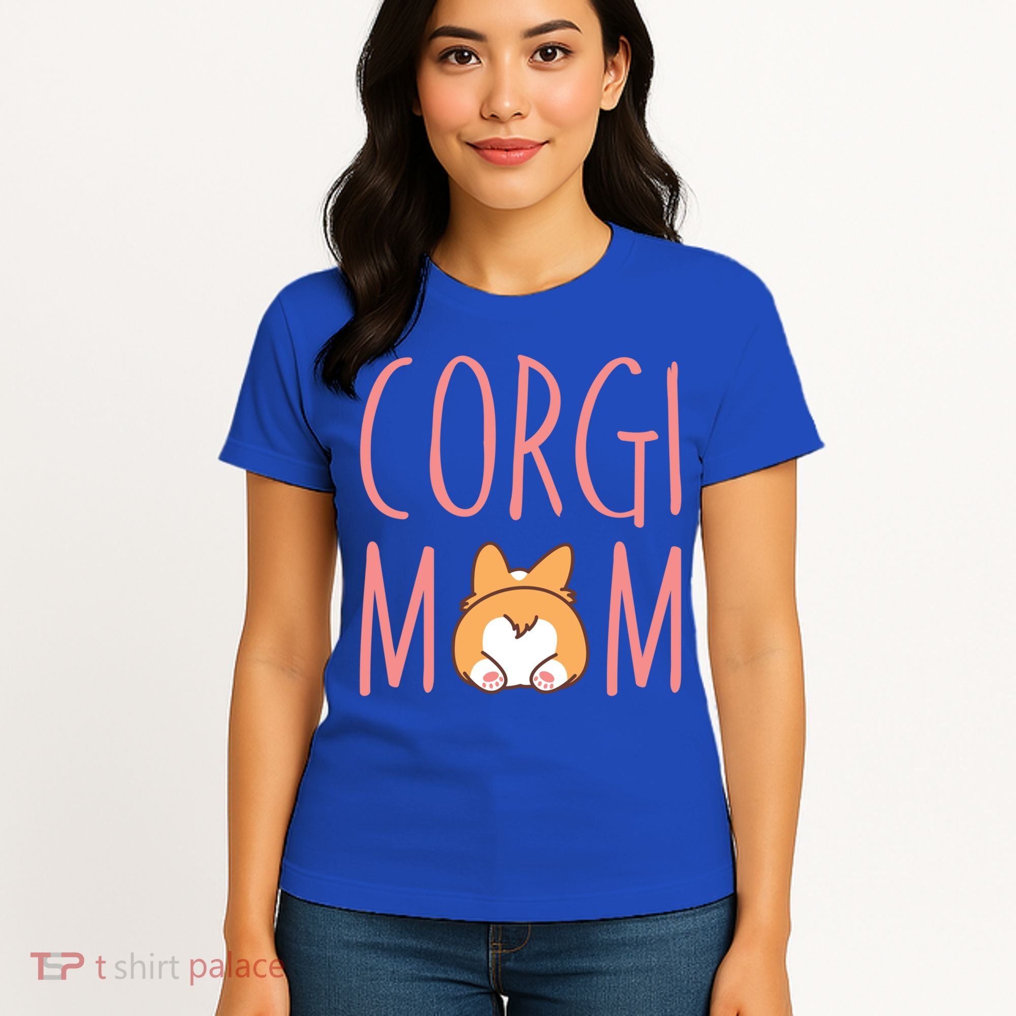 Corgi Butt Corgi Mom Dog Mom Funny Cute Pembroke Welsh Gift Women's T-Shirt