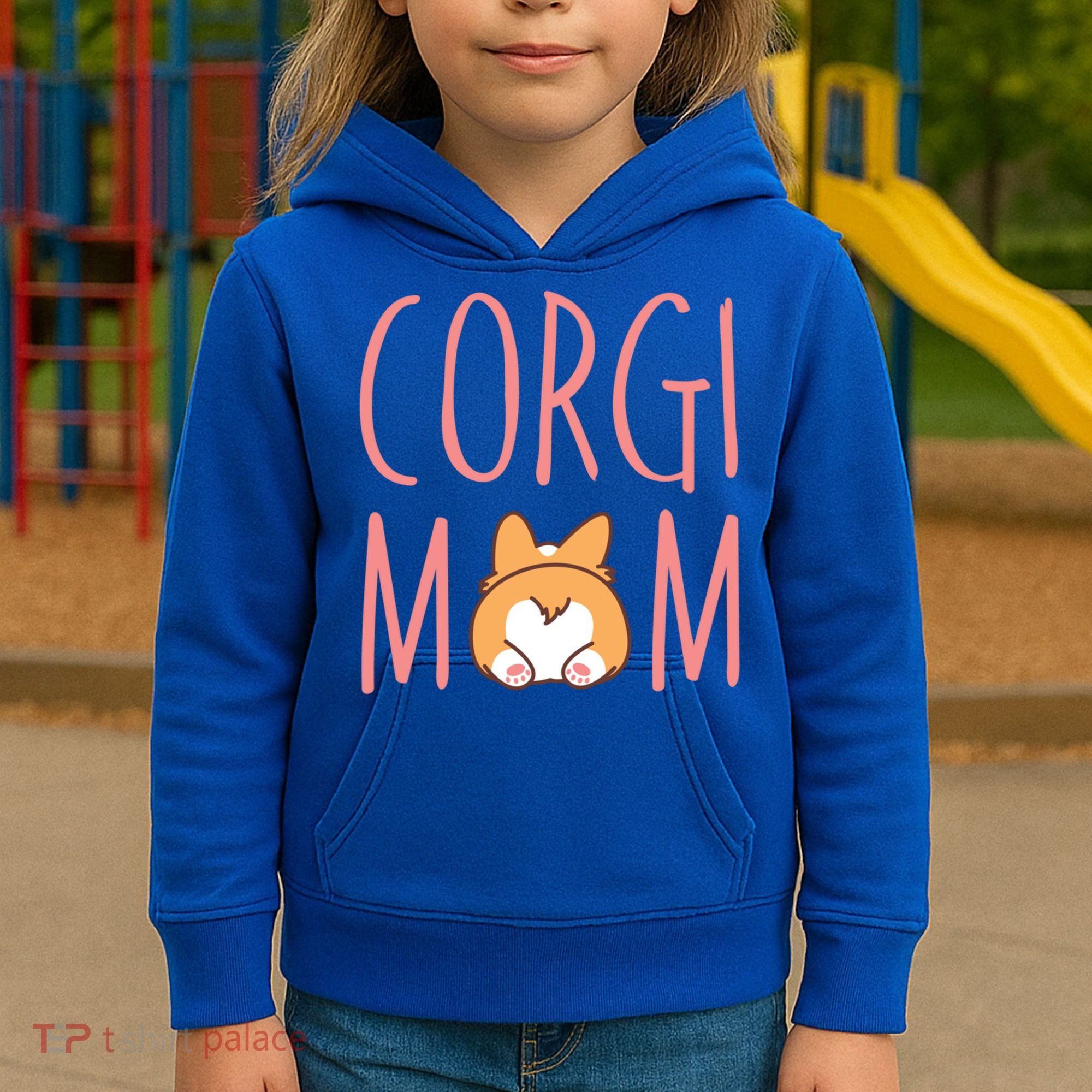 Corgi Butt Corgi Mom Dog Mom Funny Cute Pembroke Welsh Gift Kids Hoodie