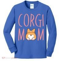 Corgi Butt Corgi Mom Dog Mom Funny Cute Pembroke Welsh Gift Kids Long Sleeve Shirt thumb 0