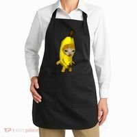 Cute Banana Cat Happy Bananacat Meme Kitty Cat Lovers Meme Apron thumb 2