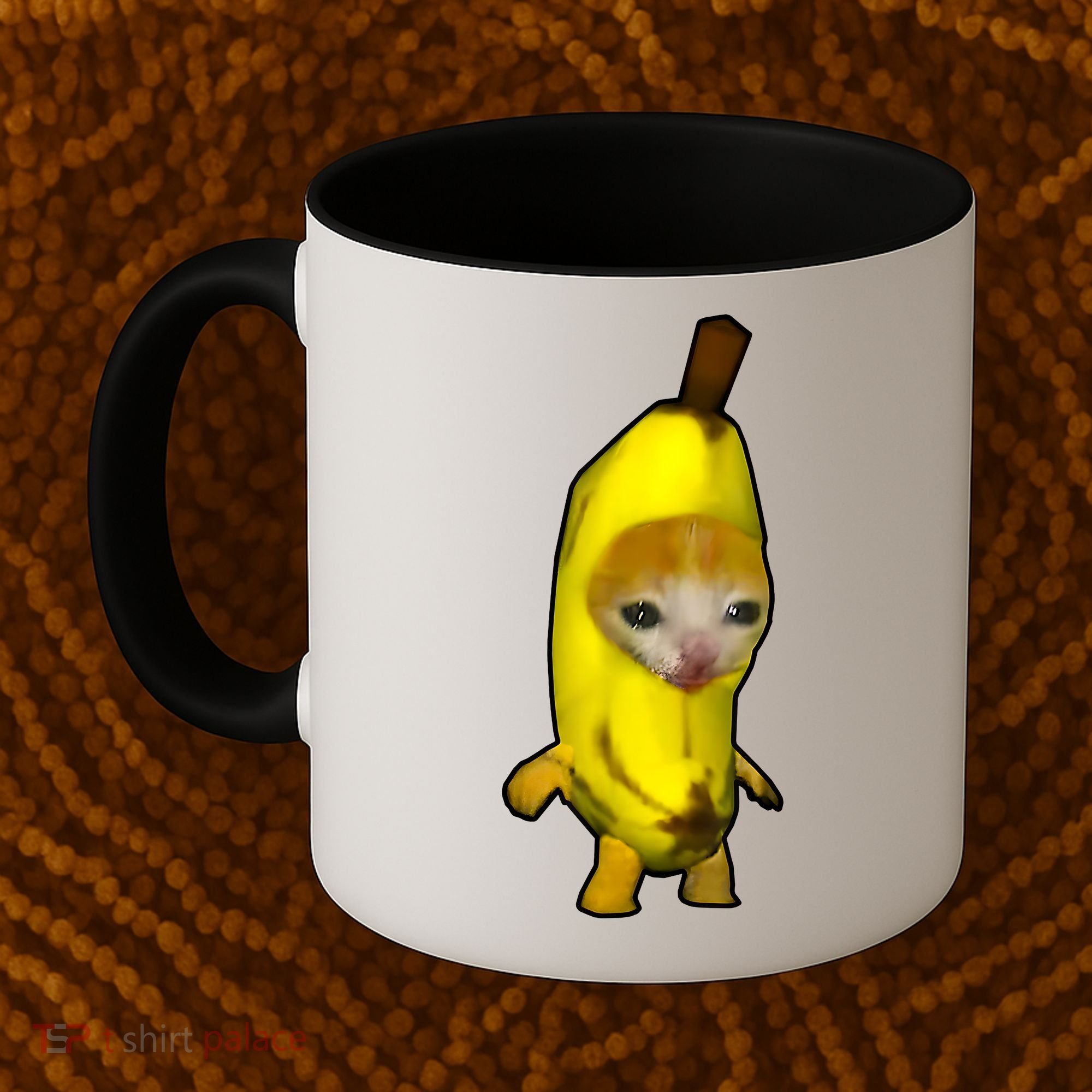 Cute Banana Cat Happy Bananacat Meme Kitty Cat Lovers Meme Coffee Mug