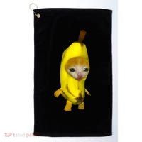 Cute Banana Cat Happy Bananacat Meme Kitty Cat Lovers Meme Golf Towel thumb 0