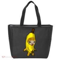Cute Banana Cat Happy Bananacat Meme Kitty Cat Lovers Meme Tote Bag thumb 0