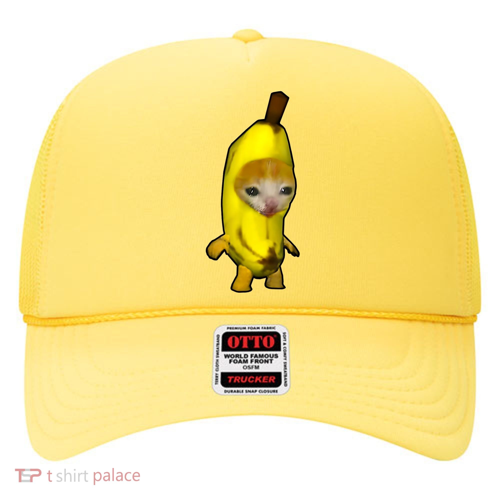 Cute Banana Cat Happy Bananacat Meme Kitty Cat Lovers Meme Hat