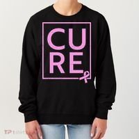Cure Breast Cancer Awareness Pink Ribbon Women's Sweatshirt thumb 0