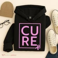 Cure Breast Cancer Awareness Pink Ribbon Hoodie thumb 4