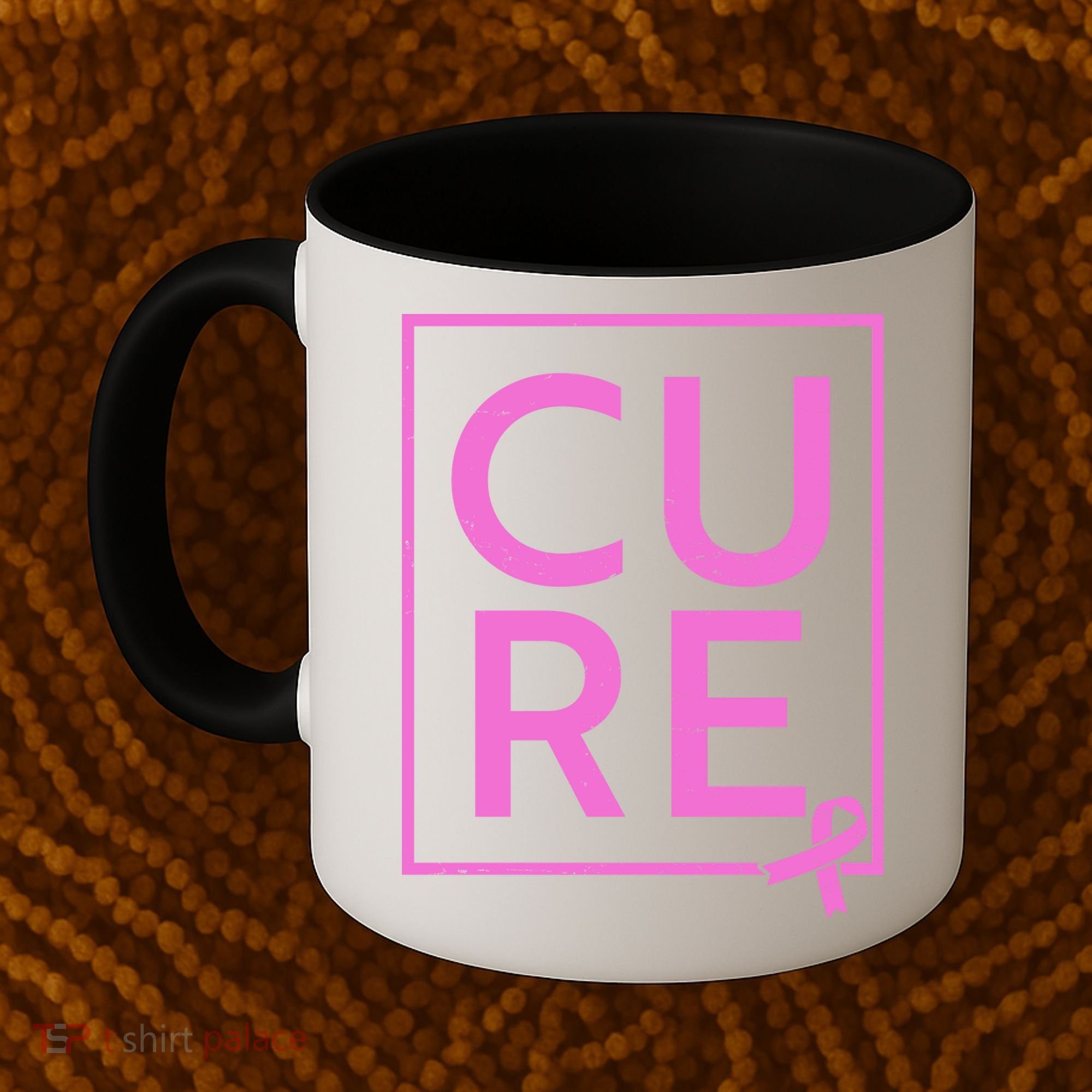 Cure Breast Cancer Awareness Pink Ribbon Coffee Mug