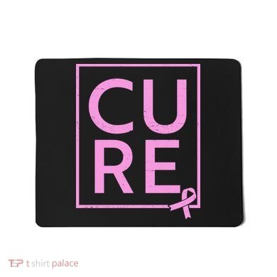 Cure Breast Cancer Awareness Pink Ribbon Mousepad