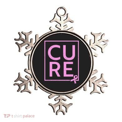 Cure Breast Cancer Awareness Pink Ribbon Ornament