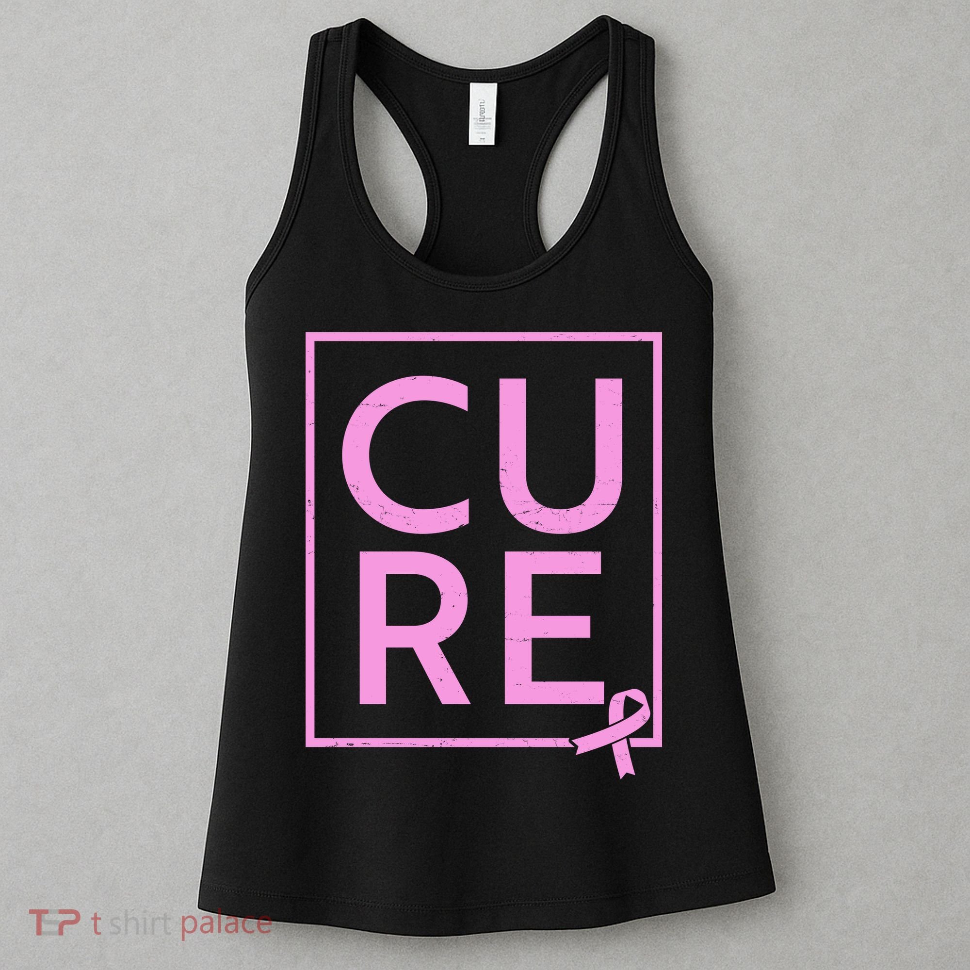 Cure Breast Cancer Awareness Pink Ribbon Women's Tank Top