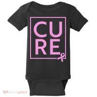 Cure Breast Cancer Awareness Pink Ribbon Baby Bodysuit thumb 0