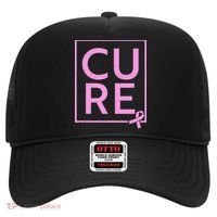 Cure Breast Cancer Awareness Pink Ribbon Hat thumb 0