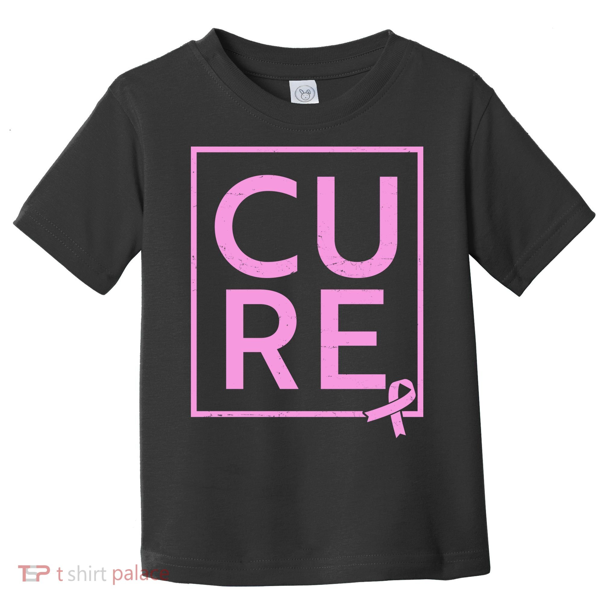 Cure Breast Cancer Awareness Pink Ribbon Toddler T-Shirt