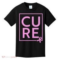 Cure Breast Cancer Awareness Pink Ribbon Kids T-Shirt thumb 0