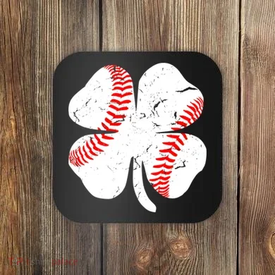 Clover Baseball Coaster