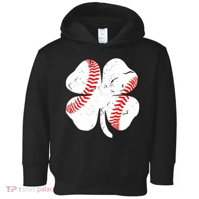 Clover Baseball Toddler Hoodie