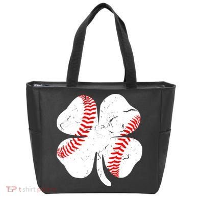 Clover Baseball Tote Bag