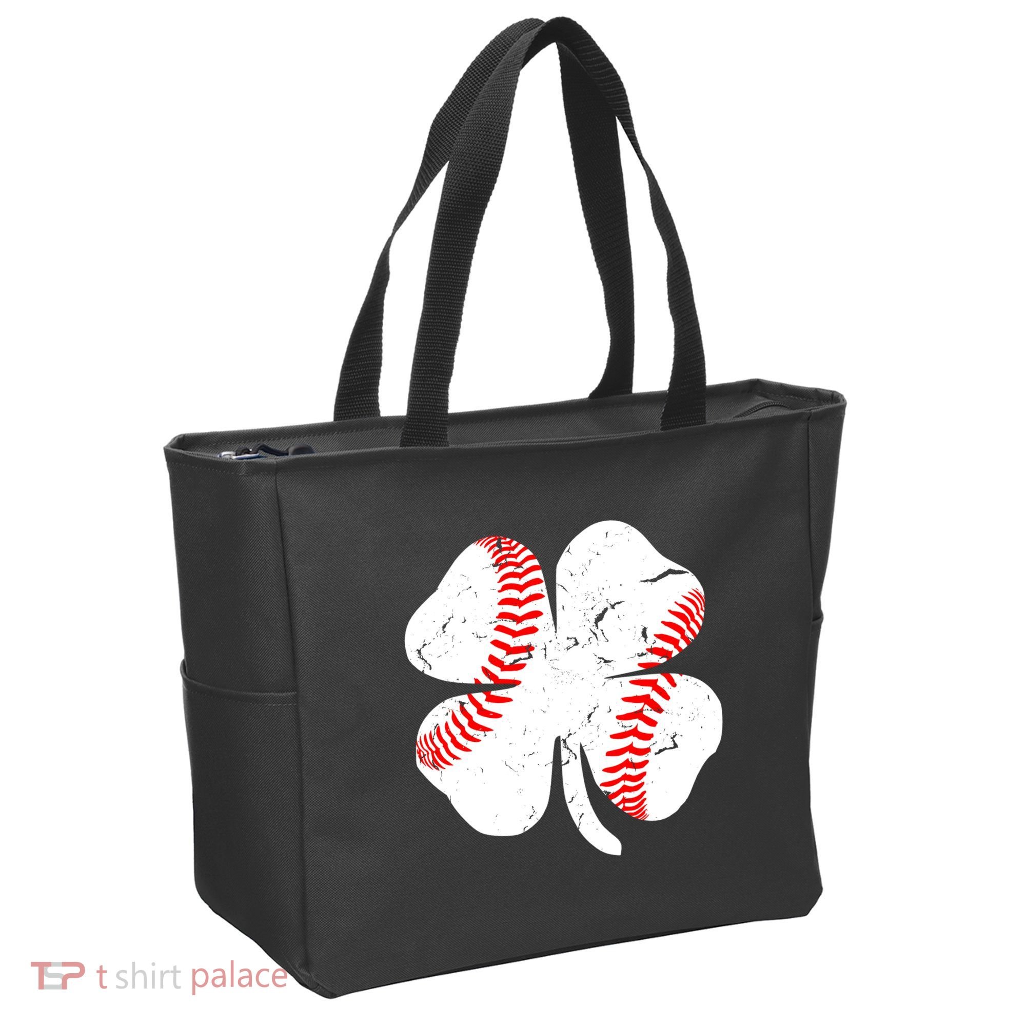 Clover Baseball Tote Bag