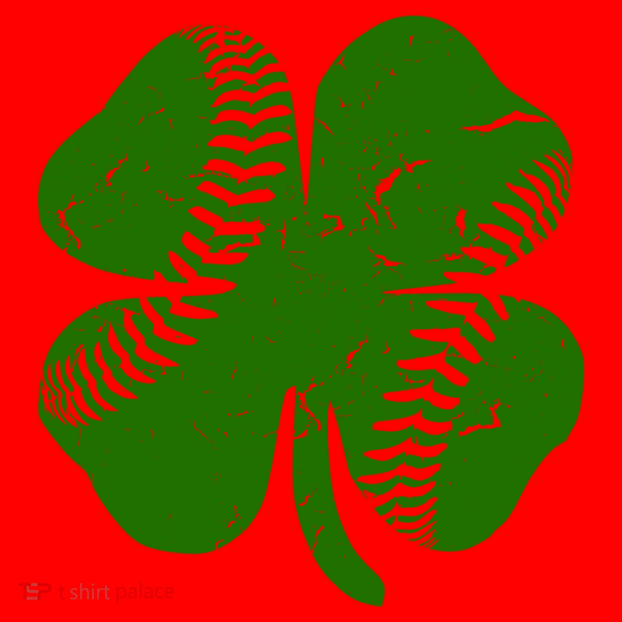 Clover Baseball Santa Hat