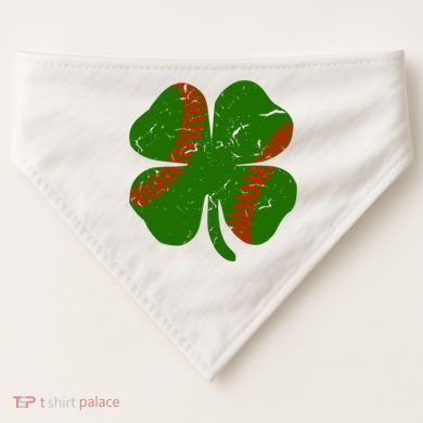 Clover Baseball USA-Made Doggie Bandana