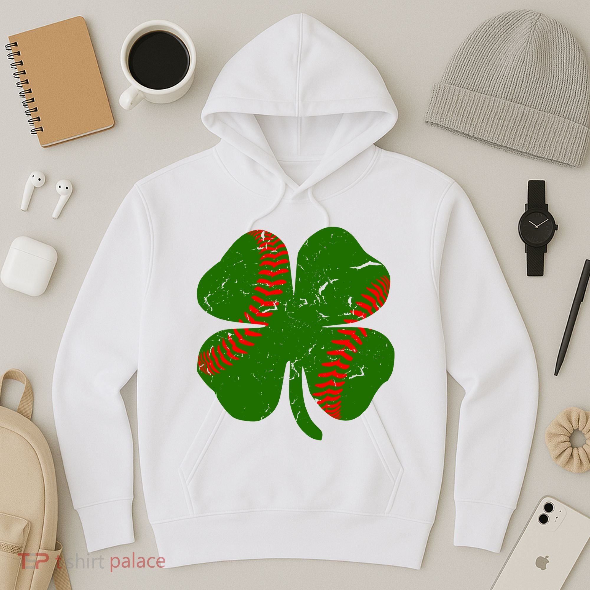 Clover Baseball Hoodie