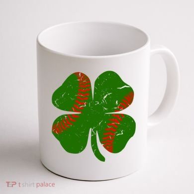 Clover Baseball Coffee Mug back