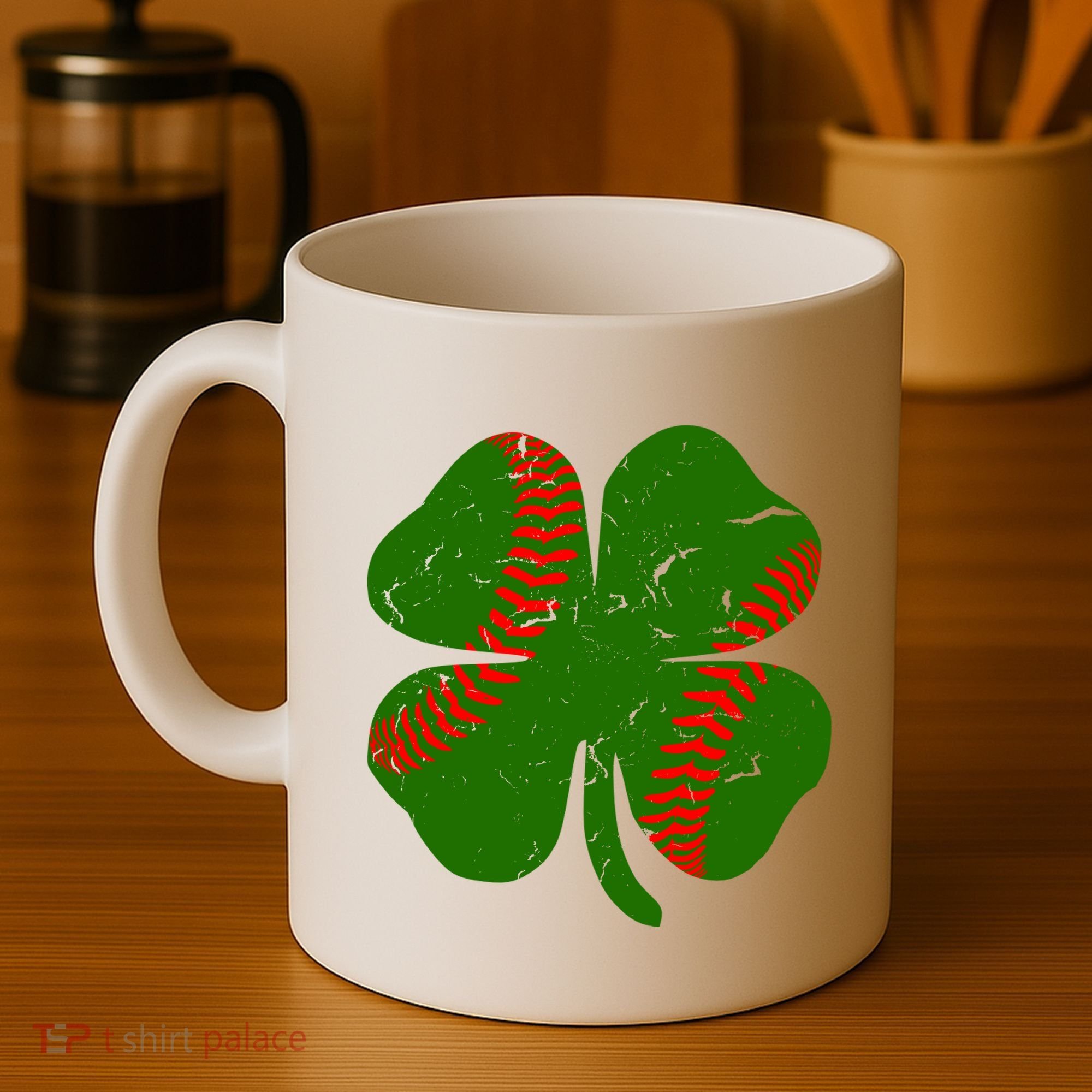 Clover Baseball Coffee Mug