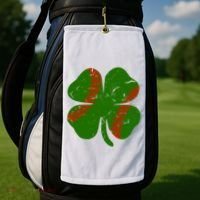 Clover Baseball Golf Towel thumb 2