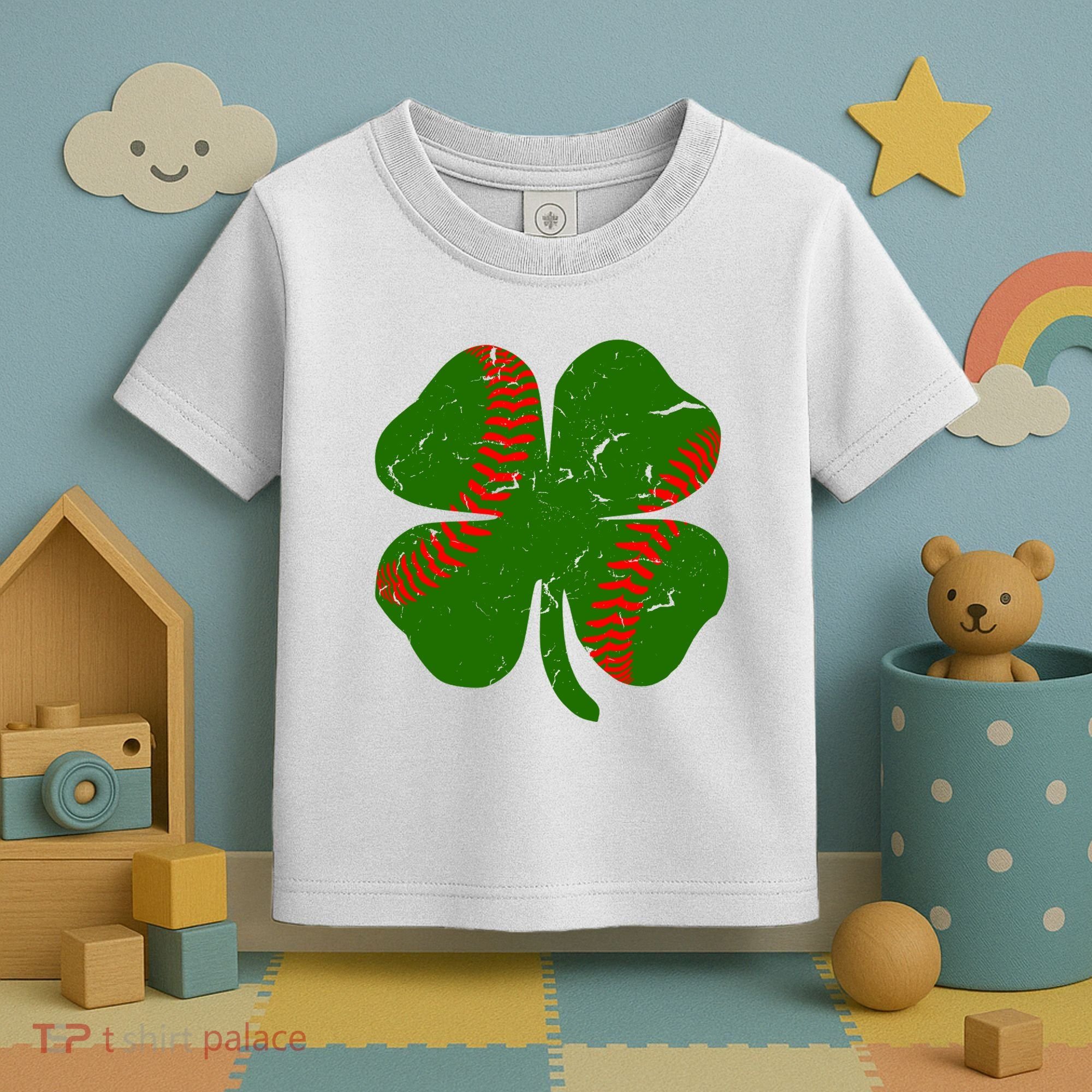 Clover Baseball Toddler T-Shirt