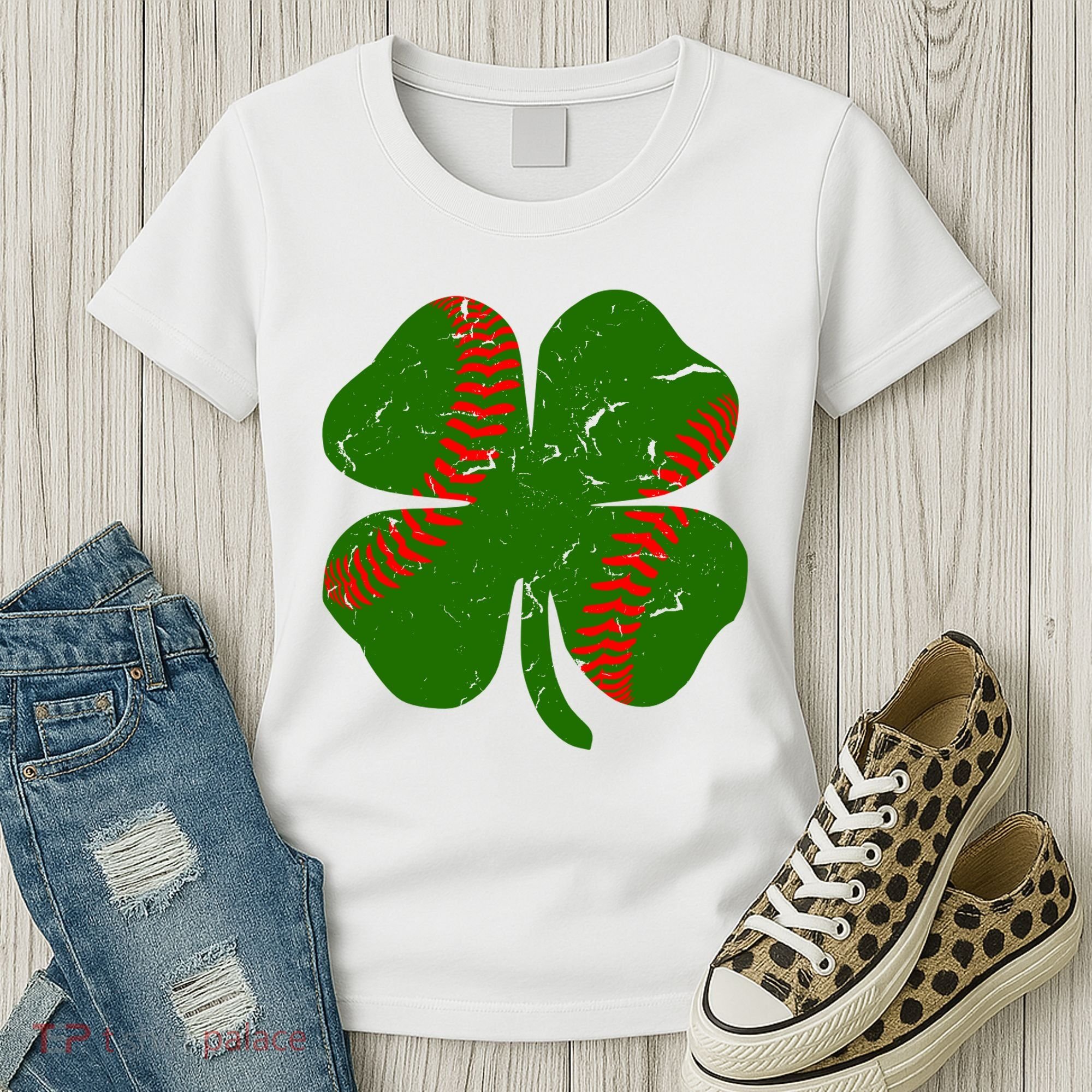 Clover Baseball Women's T-Shirt
